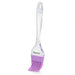 Silicone Marinating Kitchen Brush with Transparent Handle 22cm,Purple Fissman