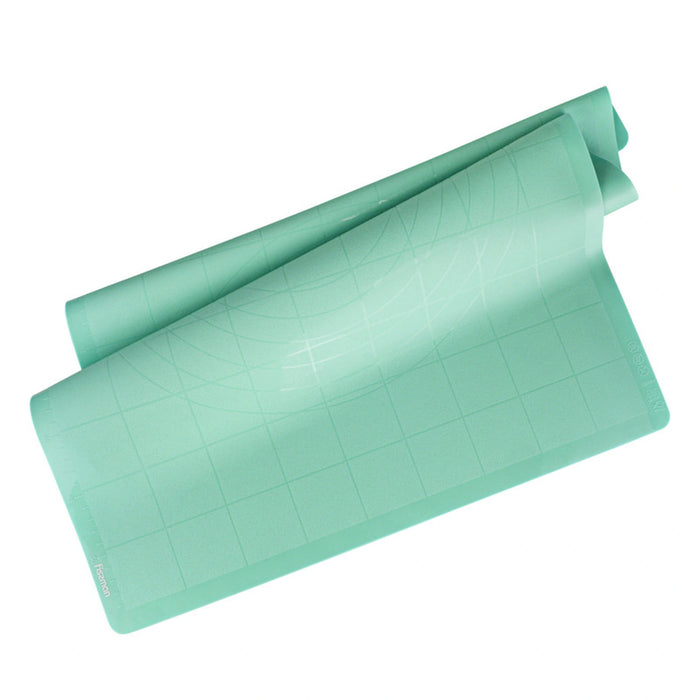 Fissman Silicone Mint Green Baking/Kneading Mat, For Bake, Bread Dough, Pie Crust Mat, with Durable And Strong Material (Mint)