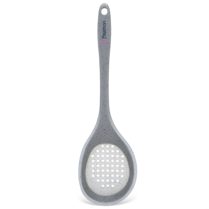 Fissman Slotted Spoon Mauris Grey 34cm (Nylon + Silicone)