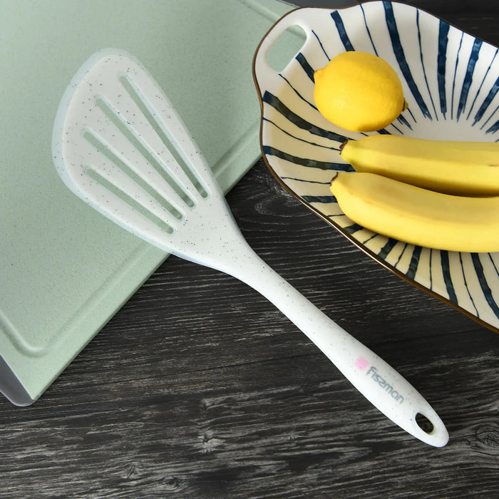Fissman Slotted Turner White 32cm Bianca Series Nylon And Silicone