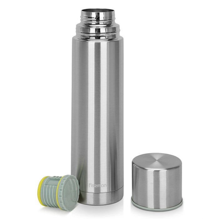 Stainless Steel Flask, Savor Your Favorite Drinks Anywhere with Long-Lasting Warmth, Quality Design, and 12-Hour Insulation (1000ml)
