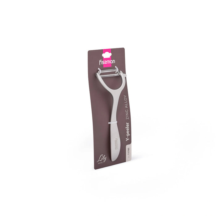 Fissman Stainless Steel Y-Peeler, Vegetables and Fruits Peeler, Zinc Alloy Anti-Rust Ultra-Sharp Peeler