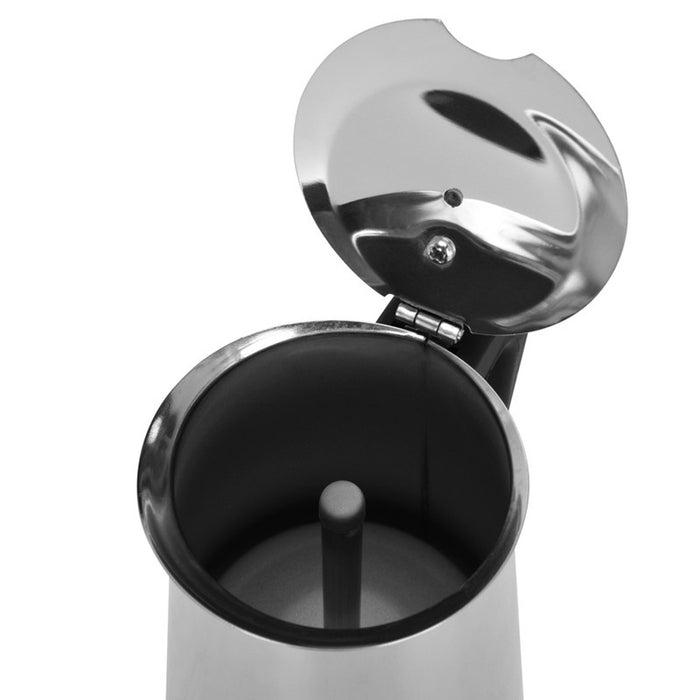 Fissman Stovetop Espresso Maker 450ml For 9 Cups Stainless Steel