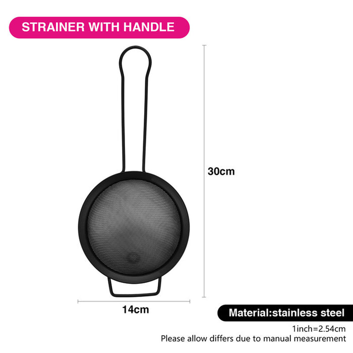 Fissman Strainer 14cm With Handle Steel