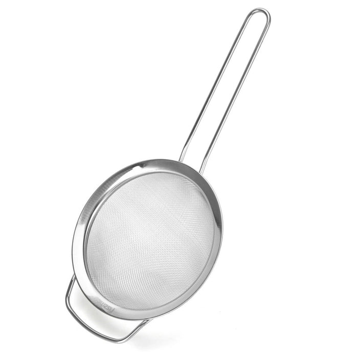 Fissman Strainer 16cm with Handle Stainless Steel Tea Strainer Fine Mesh Sieve Strainer Stainless Steel