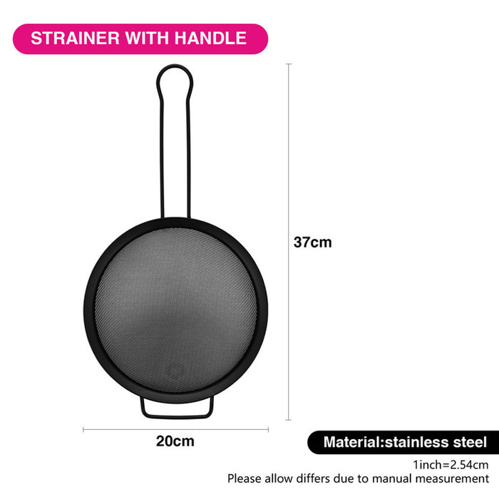 Fissman Strainer 20cm With Handle Steel