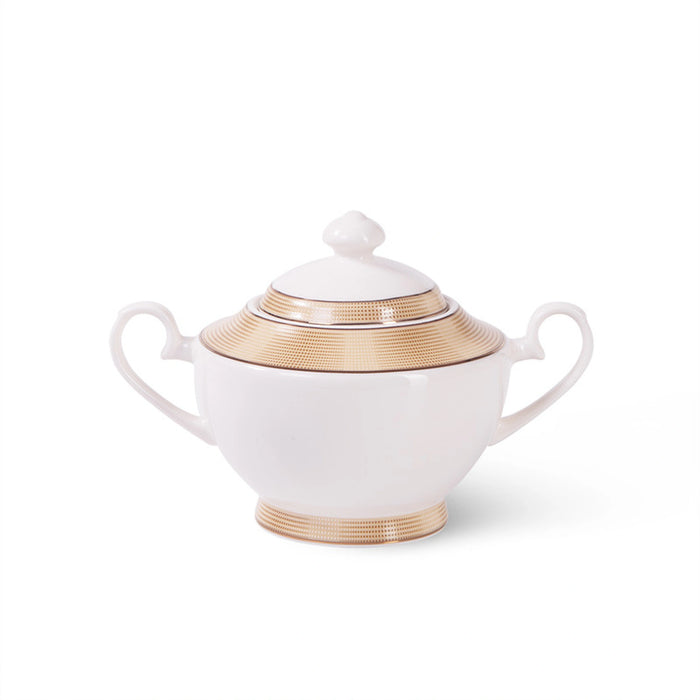 Fissman Sugar Bowl Versailles Microwave and Dishwasher Safe, Sweetener Dispenser For Tea and Coffee, Durable, Storage Tank For Salt, Pepper And Spices, Seasoning Pot For Kitchen 500ml