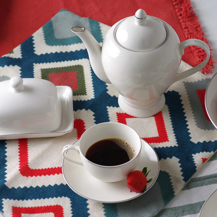 Fissman Teapot 1100 ml Aleksa Series Porcelain