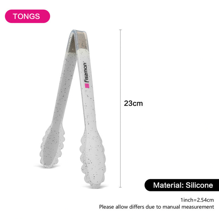 Fissman Tong 23cm BIANCA Series with Nylon And Silicone