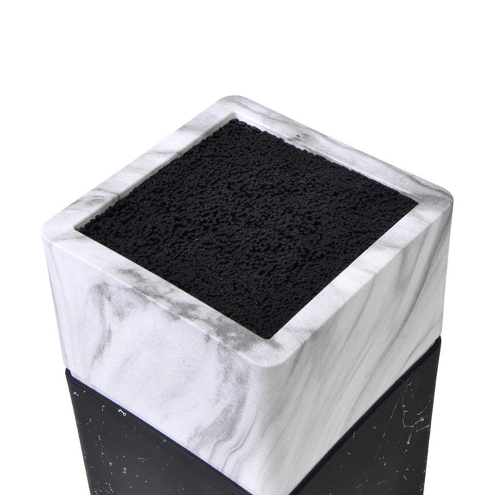 Fissman Universal Knife Marble Blocks, Holders with Slots for Scissors and Sharpening Rod