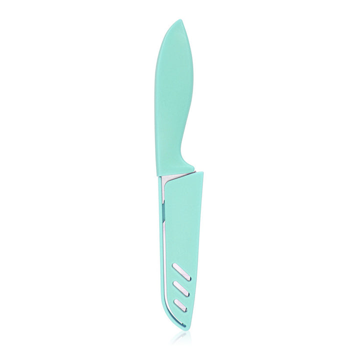 Utility Vegetable And Fruit Knife 10cm With Sheath Mint