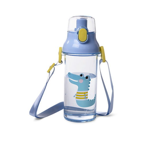 Water Bottle For Kids BPA Free Non-Toxic Elephant Design 450ml Fissman