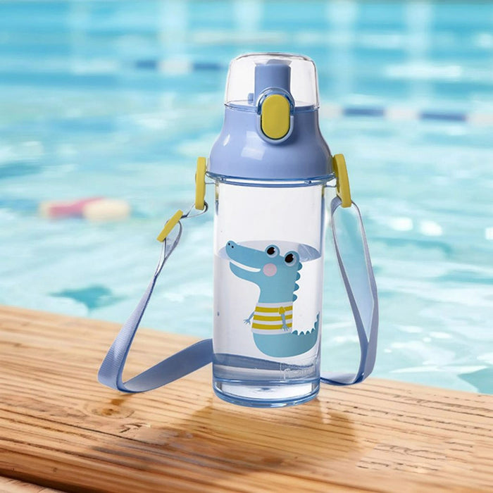 Fissman Water Bottle For Kids BPA Free Non-Toxic Elephant Design 450ml