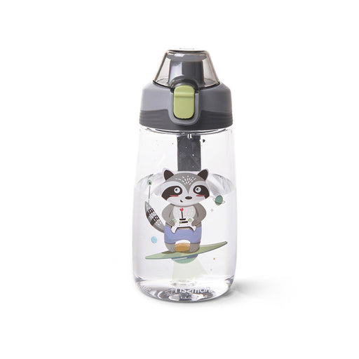 Water Bottle Plastic 500ml Black Fissman