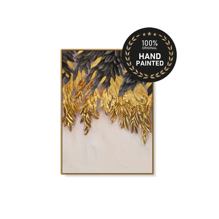 Gilded Descent | TeGilded Descent | TeDawn Kissed | Handmade Paintingtured Artecasso