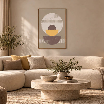 Golden Equilibrium — Art print-2 - Black / 60 x 90 cm
