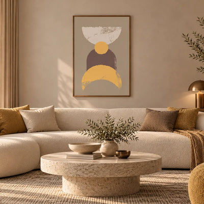 Golden Equilibrium — Art print-3 - Black / 60 x 90 cm