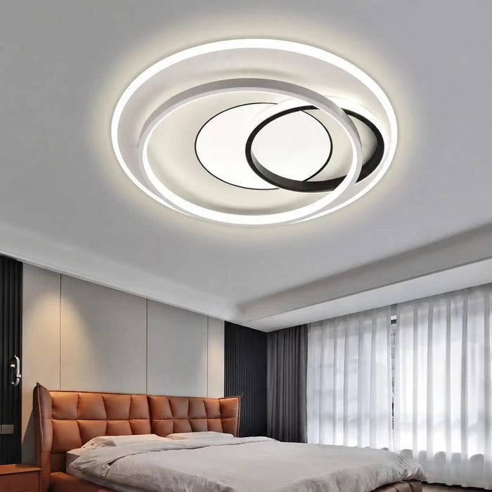 Great Dream LED Ceiling Light, 160W, Dual Ring Modern Design