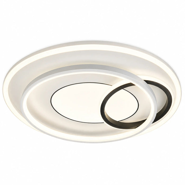 Great Dream LED Flush Mount Ceiling Light, Interlocking Ring Design, 50 cm