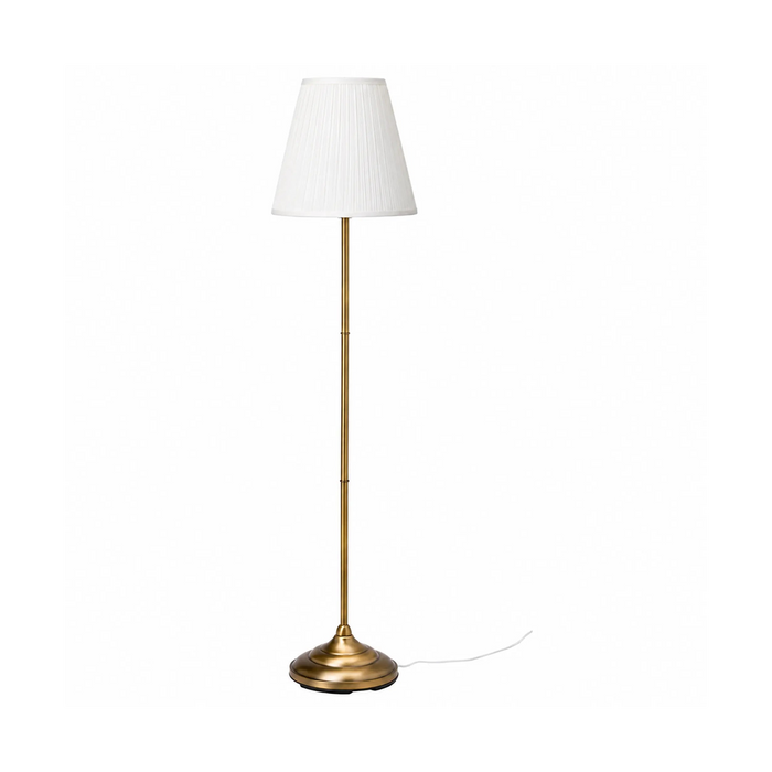 Great Dream Modern Floor Lamp, Tall Standing Lamp with Fabric Lampshade and Metal Base