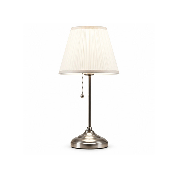GREAT DREAM Modern Table Lamp with Fabric Shade, Elegant Bedside Nightstand Lamp for Bedroom, Living Room & Office