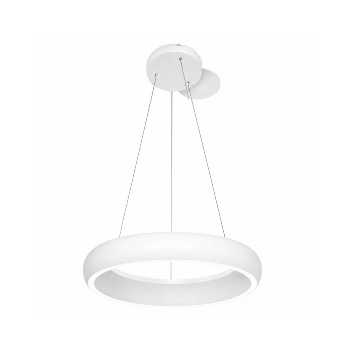 Great Dream Ring LED Chandelier Pendant Light White 60 cm, White
