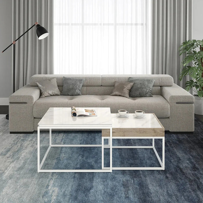 Clive Nested Coffee Table Stone