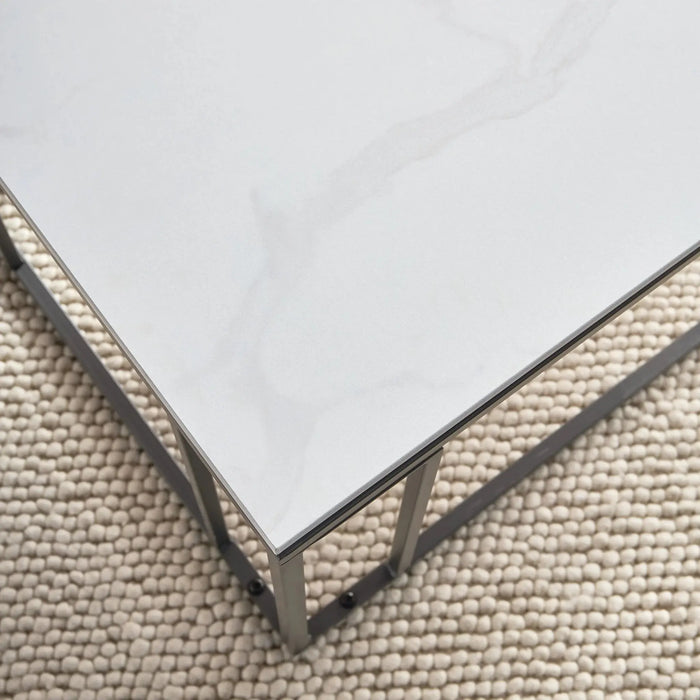 Denza Coffee Table Meta frame Stone Finish