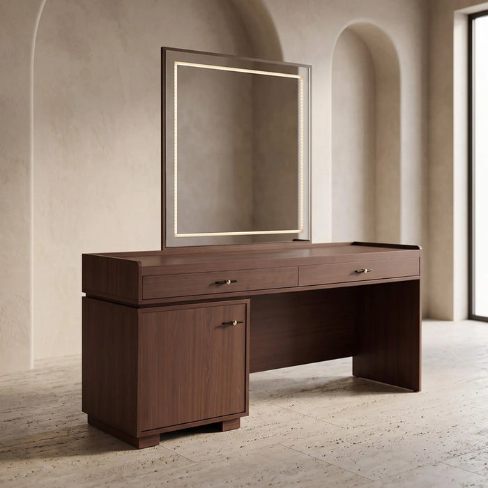 Hekla Vanity Table Walnut