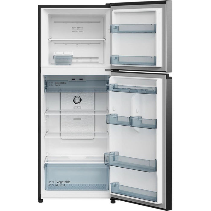 Hitachi 500L Gross 374L Net Top Mount Refrigerator | Triple Power Filter | Dual Sense Surround Cooling | HRTN6408SPSVAE EROS