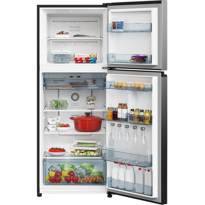 Hitachi 500L Gross 374L Net Top Mount Refrigerator | Triple Power Filter | Dual Sense Surround Cooling | HRTN6408SPSVAE EROS