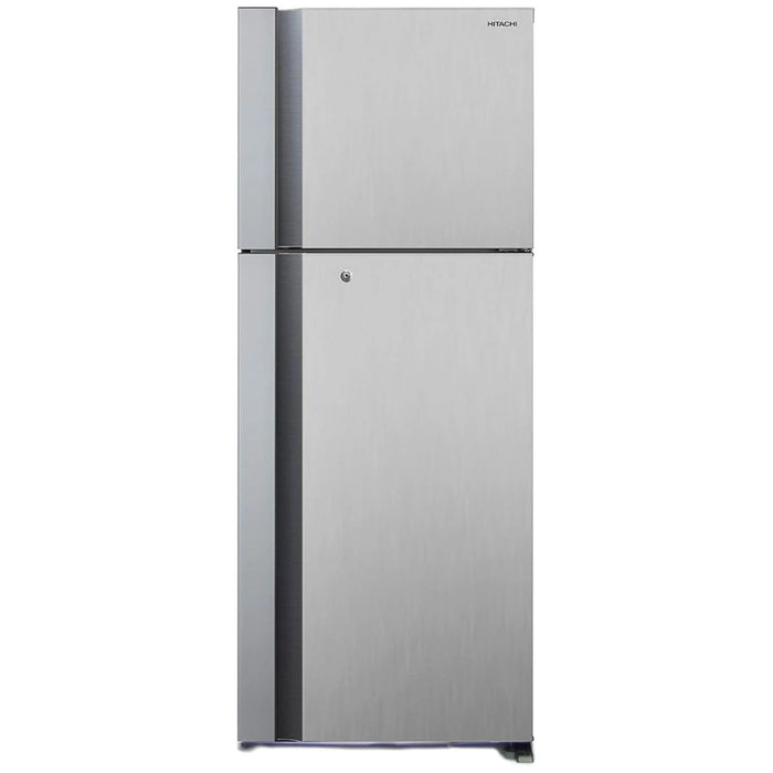 Hitachi 650L Gross Top Mount Refrigerator Net 450L | Inverter x Dual Fan Cooling | Moisture-Guard Veg Compartment | Touch Screen Control | Silver | RV655PUK0K4PSV
