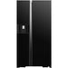Hitachi 700L Gross 573L Net Side-by-Side Refrigerator | 2-Door | Quick Cooling | Triple Power Filter | Black | RSX700GPUK04GBK EROS