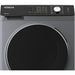 Hitachi 9.5KG Front Load Washing Machine| 1200 RPM| Inverter Motor| 16 Programs| Fully Automatic Washer| Intelligent Sensor System| LED Multifunctional Display| Gray |BD-9504HVOS EROS