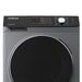 Hitachi washer with digital display and control panel on a white background