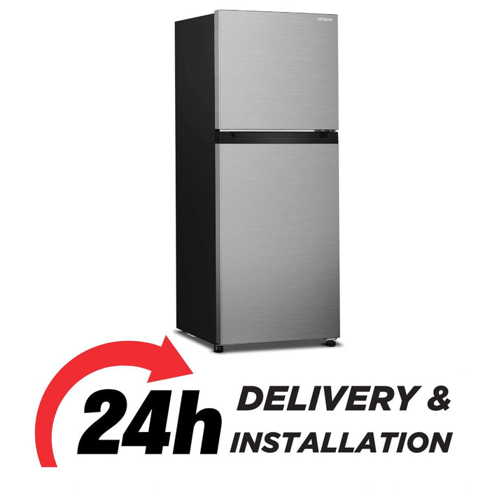 Hitachi Gross 275L Top Mount Double Door Refrigerator | No Frost Fridge Freezer | Surround Cooling | HRTN5230MXAE
