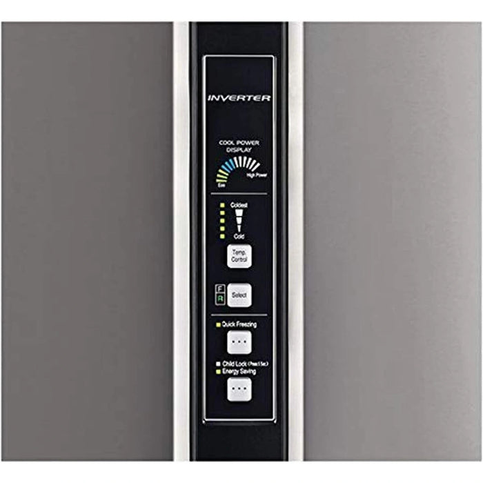 Hitachi Gross 990L Top Mount Refrigerator (Net 700L) | Super Energy Saving | Powerful Cooling | Tempered Glass Shelves | LED Digital Control Panel | Silver | RV990PUK1K1BSL