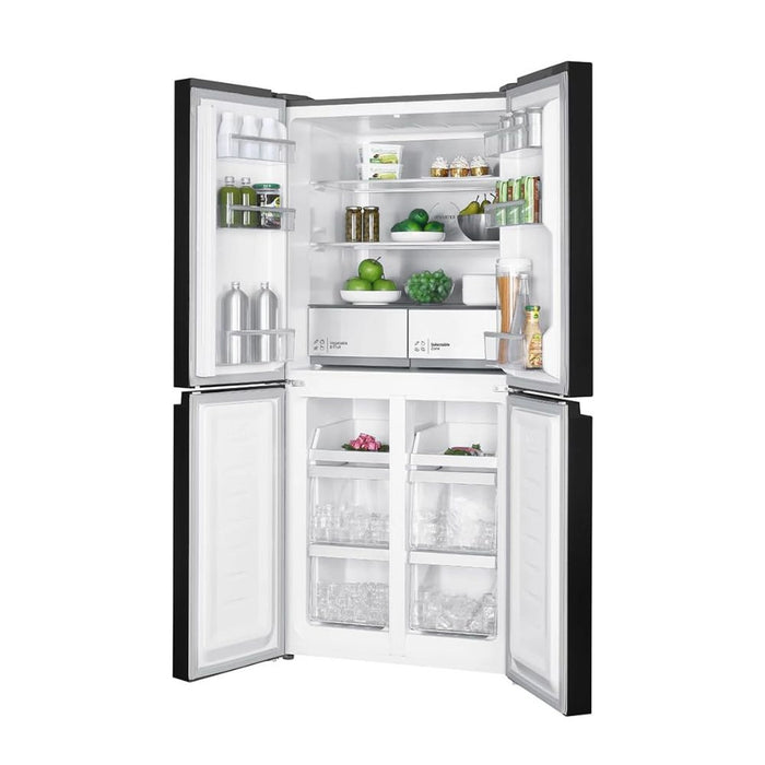 Hitachi Refrigerator 610L Gross, 466L Net | Bottom Freezer | 4-Door French Door | Touch Screen Control | Energy Saving Mode | 10 Year Inverter Compressor Warranty | HR4N7522DSXAE | 1 Year Warranty