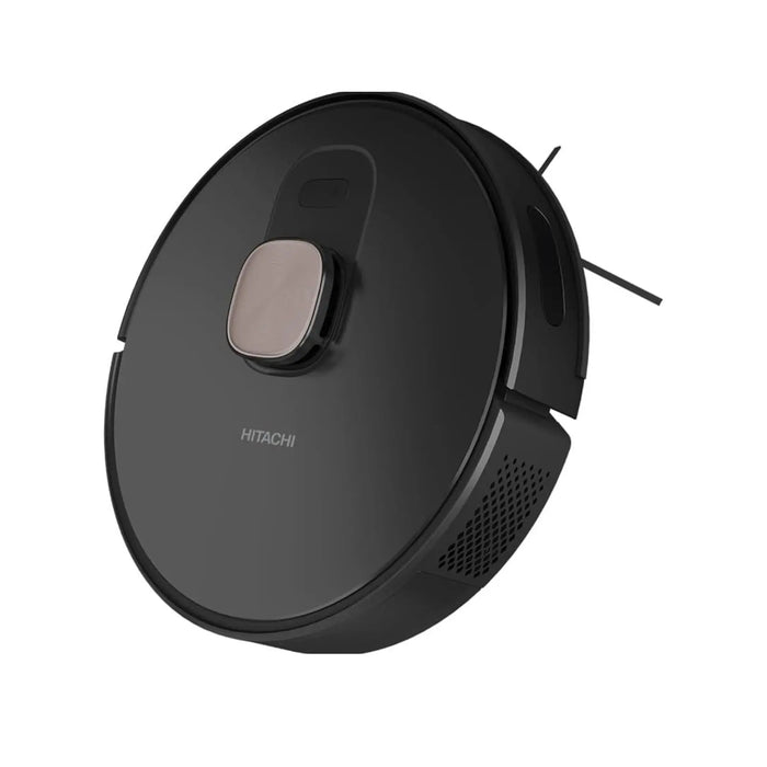 Hitachi Robot Vacuum Cleaner With LDS Navigation Mapping | Powerful Suction Power Up to 5000Pa | Auto Charge | RVX20PBKCG