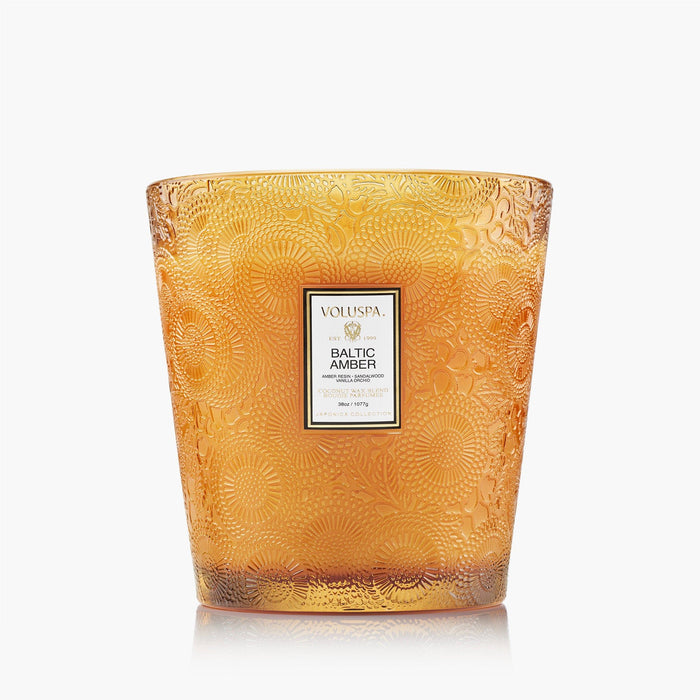 Baltic Amber 3 Wick Hearth Candle 38 oz