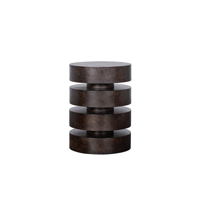 Barrel Side Table (Dark)