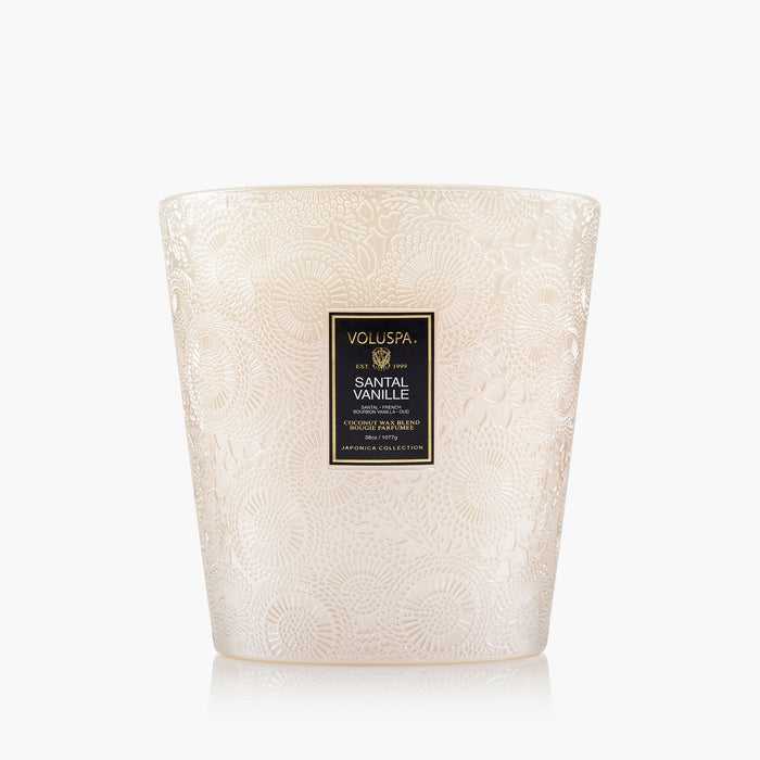 Santal Vanille 3 Wick Hearth Candle 38 oz