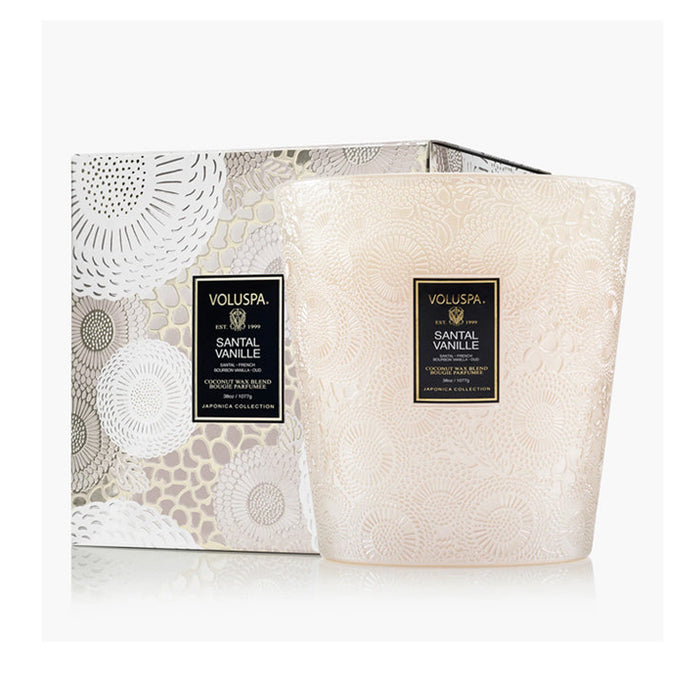 Santal Vanille 3 Wick Hearth Candle 38 oz