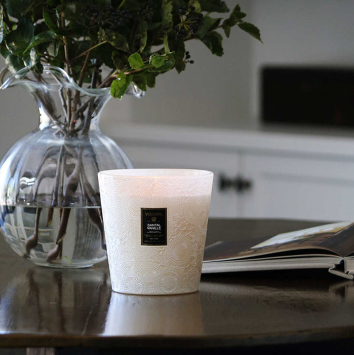 Santal Vanille 3 Wick Hearth Candle 38 oz