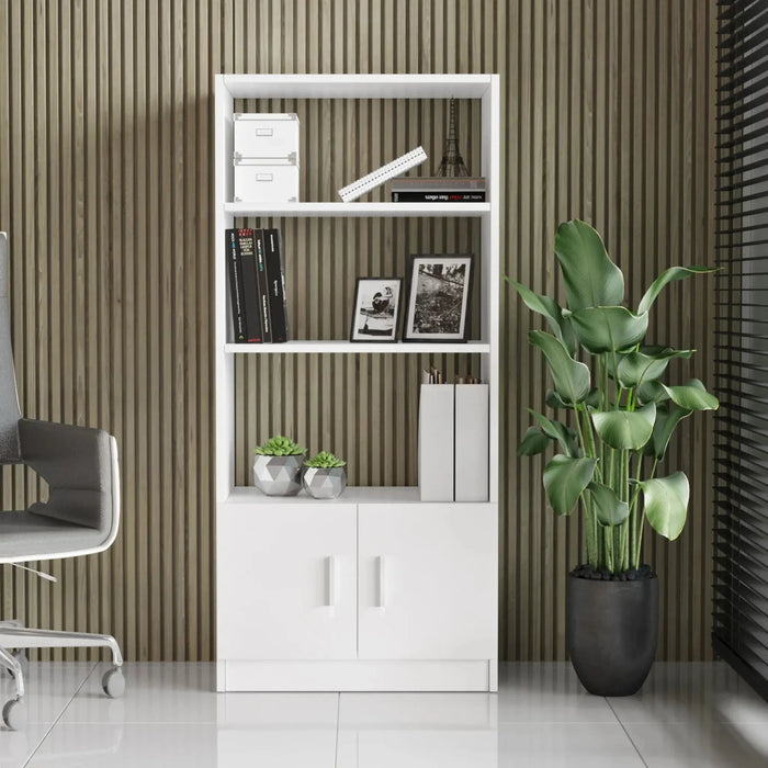 AeroLine Modern Book shelve file cabinet Tall-White