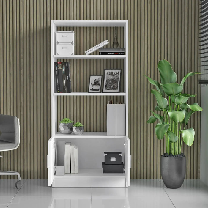 AeroLine Modern Book shelve file cabinet Tall-White