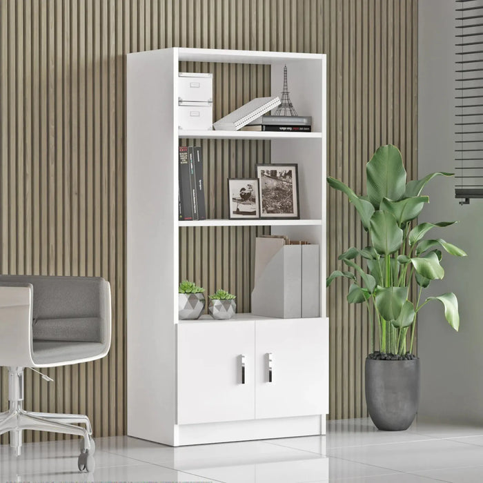 AeroLine Modern Book shelve file cabinet Tall-White