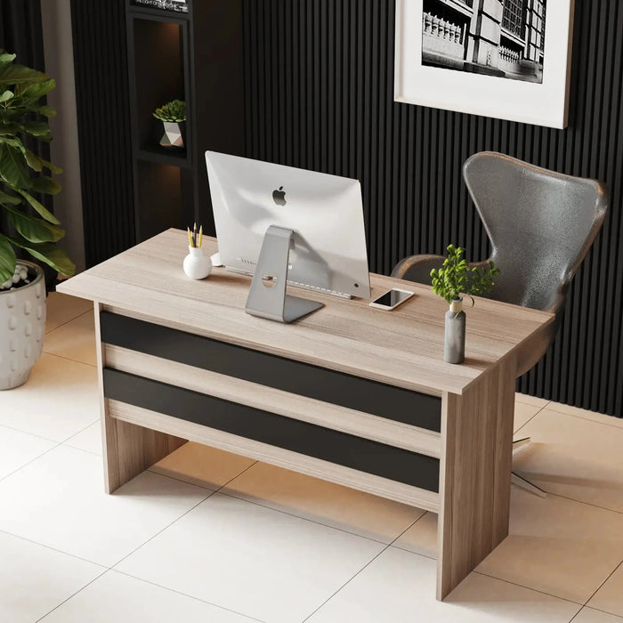 AeroLine Modern Office Desk-Oak