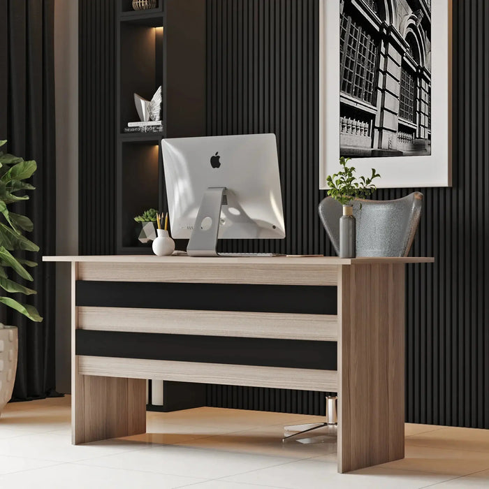 AeroLine Modern Office Desk-Oak