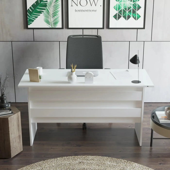 AeroLine Modern Office Desk-White